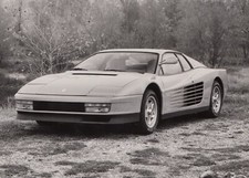 FERRARI TESTA ROSSA TR SALONE PARIS 1984 ORIGINAL PERIOD PININFARINA PRESS PHOTO