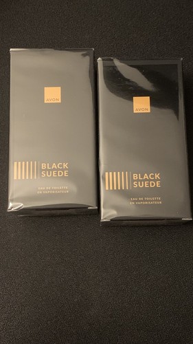 Avon black suede edt eau - eau, de