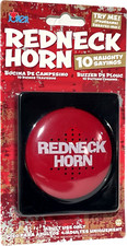 REDNECK HORN Press Button Funny Insult Talking Sayings Car Trucker Joke Prank 