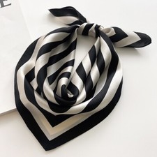 100% Silk Scarf Women Vintage