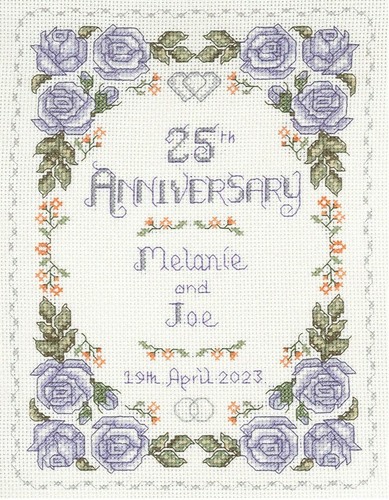 Silver wedding anniversary - silver,