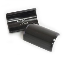 Handlebar Clamp Shim Converter Adaptor 25.4mm - 31.8mm Black Alloy