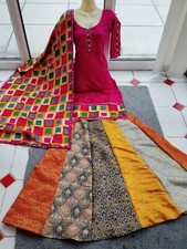 Punjabi multi lengha phulkari
