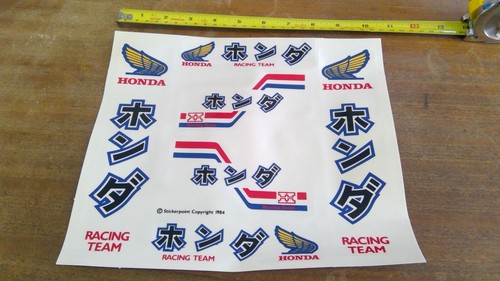 Honda racing decal - honda,