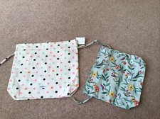 CATH KIDSTON BAGS X 2 THE LITTLE HITCH SPOTTY AND SUMMER BIRDS NEW WITH TAGS