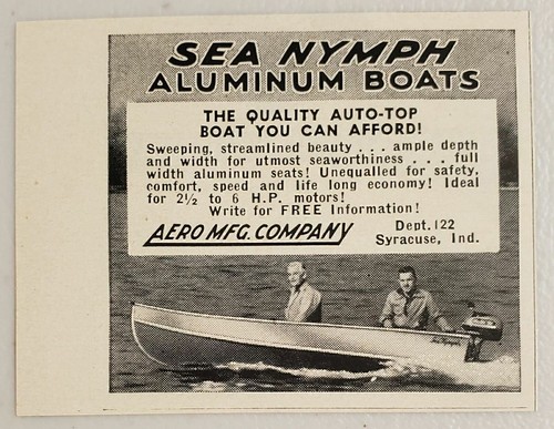 1954 print sea nymph - ad,