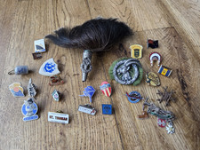 Vintage job lot of 24 pins badges:English Folk Dance & Song Society & much more