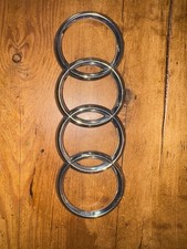 Audi TT Front Badge Emblem Clip Chrome