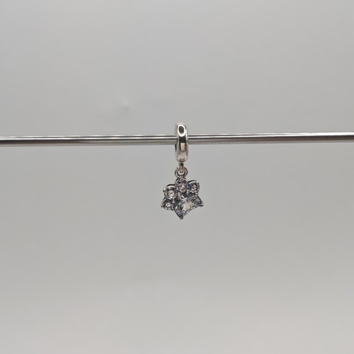 Pandora sparkling paw print - sparkling,