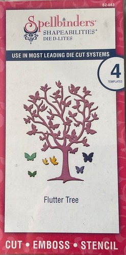 Spellbinders flutter tree die - spellbinders,