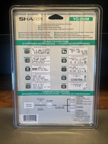 Sharp 250m electronic - sharp, yo