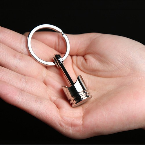 Metal piston car - piston, keychain