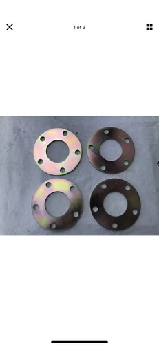 Steel wheel spacers new - x4,