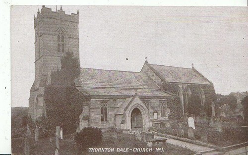 Yorkshire postcard thornton - yorkshire,