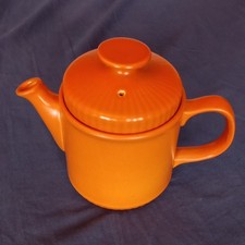 RARE RETRO 1970s 'BRIGHT ORANGE ALFRED MEAKIN' , TEA POT