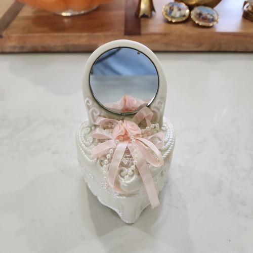 Vintage heart shaped mirror - vintage,