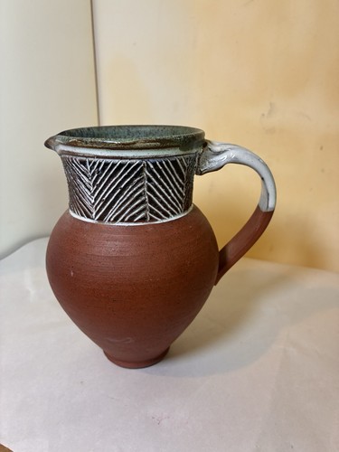 Studio pottery jug large - jug,