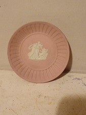 Wedgwood Jasperware Pink Pin Dish Fluted Edges.