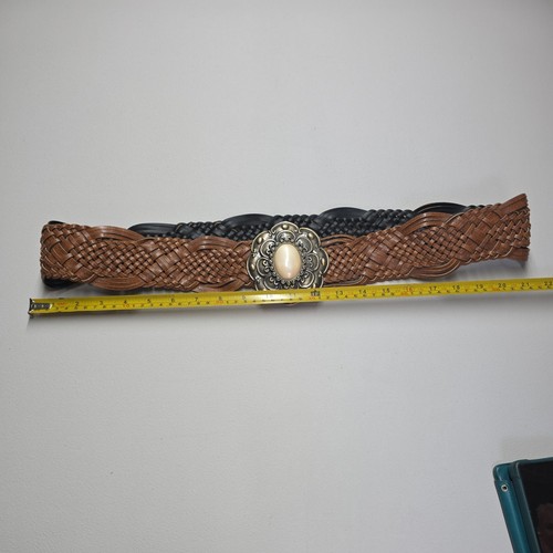 Western cowgirl belt braided - western,