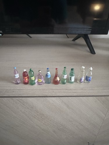 Miniature drinks bottles - 10,