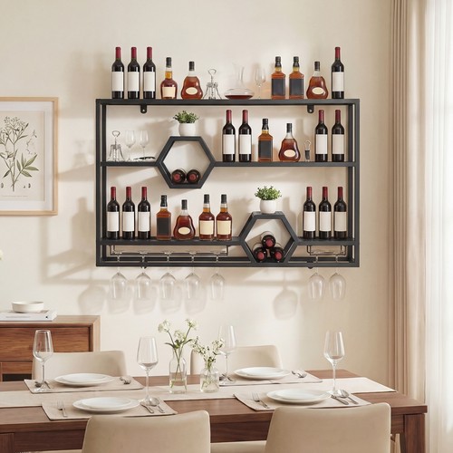 Tier wall mounted wine - wall,