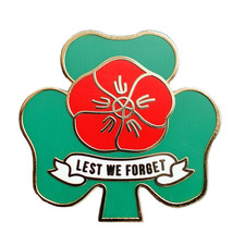 Irish Red Poppyday Pin Badge