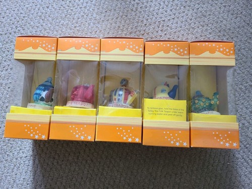 Tetley tea folk teapots - folk, in
