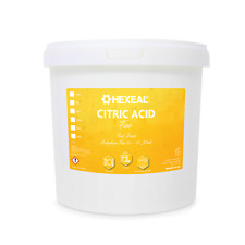Hexeal Citric Acid 250g - 10kg Bucket – Food Grade Fine