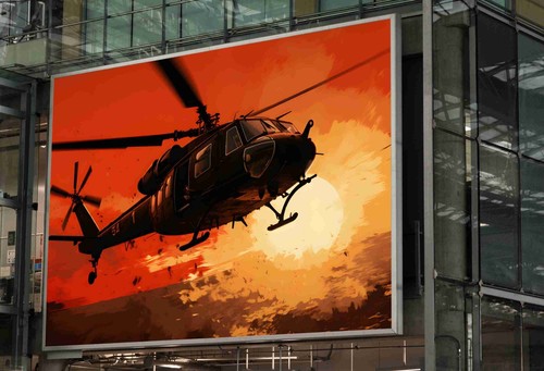 Army helicopter war poster - helicopter,