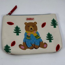 Cath Kidston Christmas Make-Up Wash Cosmetics Bag Sleeping Bear - Unused