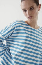 Cos Blue White Breton Striped