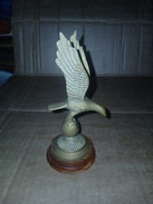 Vintage Brass Eagle Statue on
