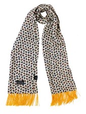 Tootal Vintage Mod Scarf, Cream with Multi Paisley, MOD, Retro, BNWT