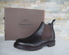 Church's EU 43 UK 9 Ankle Boots Chelsea Cornwood Brown NEW Formerly €980