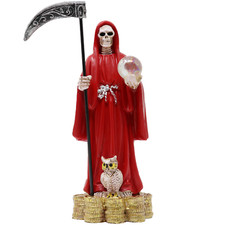 Santa Muerte 5" Inch, Red
