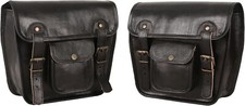 Leather Motorcycle Saddlebags
