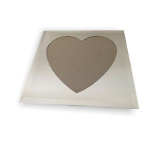 Box of 16 x Next MIRRORED MIRROR LOVE HEART SHAPED GLASS PHOTO PICTURE FRAME 6x6