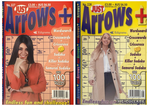 Just arrows puzzle books - x,