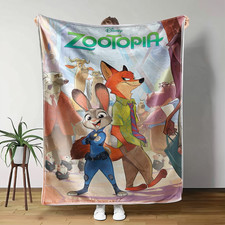 Red Cartoon Racing Car Flannel