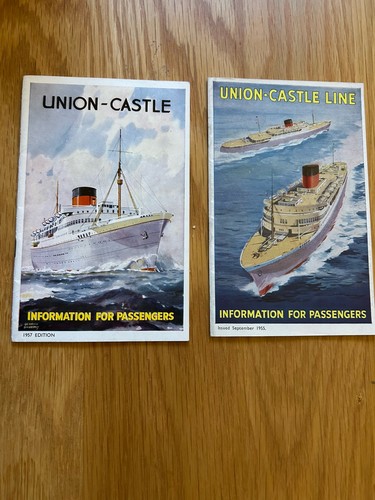 Two union castle line - castle,
