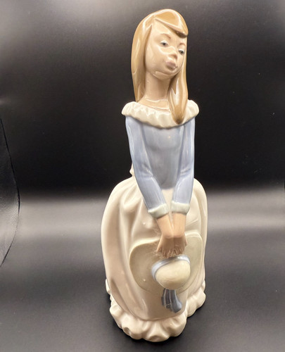 Vintage lladro 1982 girl with - vintage, "girl