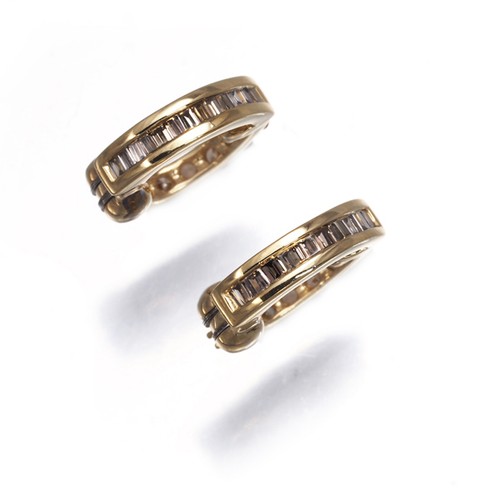 Auth gstv earrings brown - gstv,