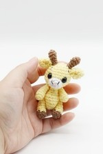 Handmade crochet giraffe toy - toy,