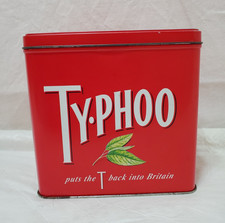 Vintage Typhoo Tea (Empty) Tea Tin Caddy Limited Edition