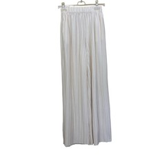 Commense cream pleated pants
