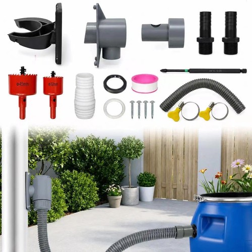 Rainwater diverter kit - diverter, water