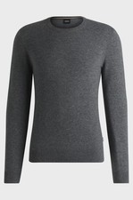 Mens Jumper BOSS Grey Round