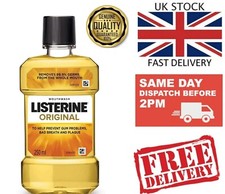 Buy 2 Get 1 Free 250ml LISTERINE Original Mouthwash Prevent Gum Problems, Plaque