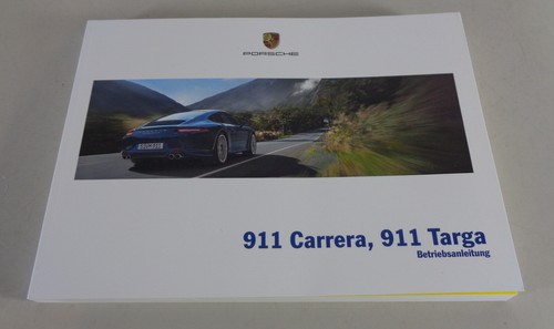 Operating manual porsche - operating, 911