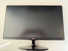 LG 23EA63V 23" FHD IPS LED Monitor HDMI DVI VGA with stand and power - used